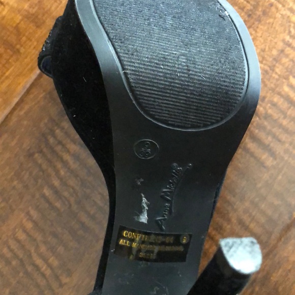 Black , Glitter heels. - Picture 5 of 5